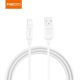 Recci KAB RECCI RCL-P200W Lightning-USB kábel, fehér - 2m