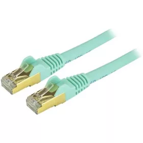   StarTech RJ45 CAT6A 10Gb STP -> RJ45 CAT6A 10Gb STP M/M adatkábel 3m zöld