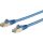 StarTech 5M CAT6A ETHERNET CABLE BLUE BLUE - SHIELDED COPPER WIRE