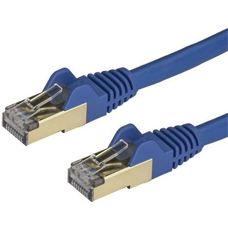 StarTech RJ45 CAT6A 10Gb STP -> RJ45 CAT6A 10Gb STP M/M adatkábel 7.5m kék