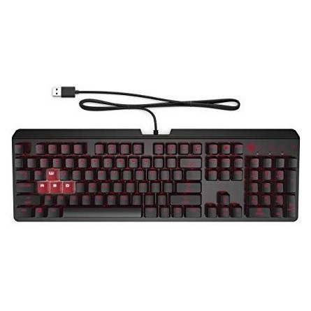 HP OMEN Encoder USB magyar gaming billentyűzet fekete (Cherry MX Red)