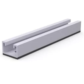   Aerocompact TS15 trapézlemez párhuzamos  rövid sín 150 mm