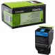 Lexmark 70C2HCE toner ciánkék