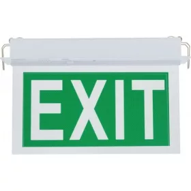   OPTONICA LED Vészkijárati lámpa, Süllyesztett, 3 órás vészhelyzeti üzemidővel