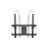 MULTIBRACKETS Fali konzol, M Universal Tilt Wallmount Black Medium (32-65", max.VESA: 400x400 mm, 75 kg)