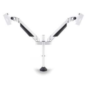   MULTIBRACKETS 2 karos asztali konzol, M VESA Gas Lift Arm Dual White (15-32", max.VESA: 100x100 mm, 10 kg)
