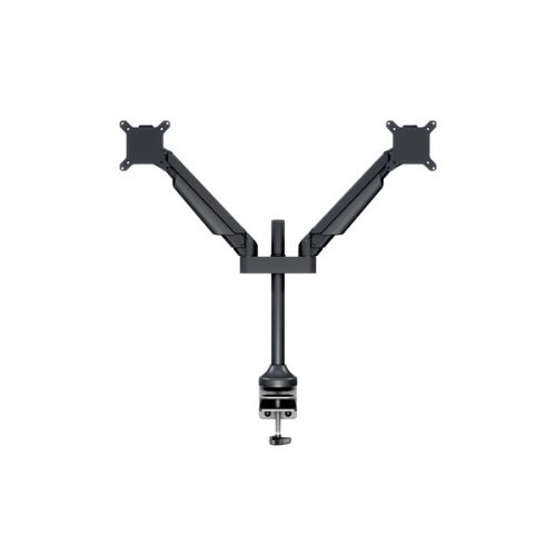 MULTIBRACKETS 2 karos asztali konzol, M VESA Gas Lift Arm Dual Black (15-32", max.VESA: 100x100 mm, 10 kg)