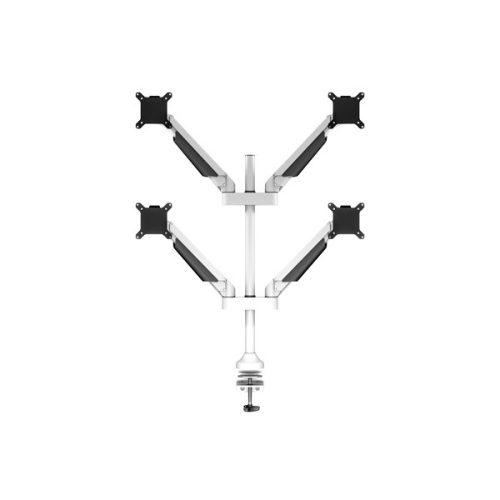 MULTIBRACKETS 4 karos asztali konzol, M VESA Gas Lift Arm Quad White (15-32", max.VESA: 100x100 mm, 10 kg)