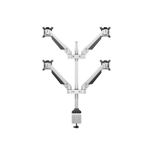 MULTIBRACKETS 4 karos asztali konzol, M VESA Gas Lift Arm Quad White (15-32", max.VESA: 100x100 mm, 10 kg)