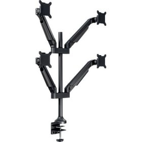   MULTIBRACKETS 4 karos asztali konzol, M VESA Gas Lift Arm Quad Black (15-32", max.VESA: 100x100 mm, 10 kg)