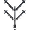 MULTIBRACKETS 4 karos asztali konzol, M VESA Gas Lift Arm Quad Black (15-32", max.VESA: 100x100 mm, 10 kg)