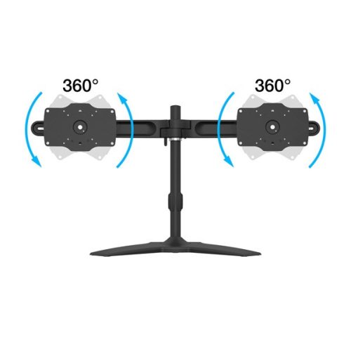 MULTIBRACKETS Asztali állvány (2 képernyős rögzítőkar), M VESA Desktopmount Dual Stand 24-32" (max.VESA: 200x100 mm)