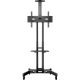 Multibrackets M Public Floorstand Basic 150 32"-60" monitor TV gurulós tartó állvány fekete