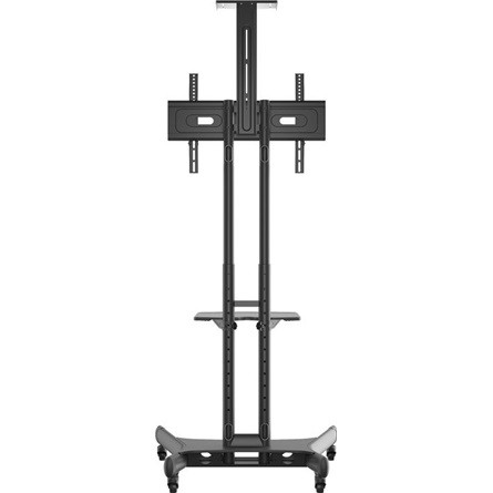 MULTIBRACKETS Gurulós padlóállvány, M Public Floorstand Basic 150 incl shelf&camera holder (32-60", max.VESA:600x400 mm)