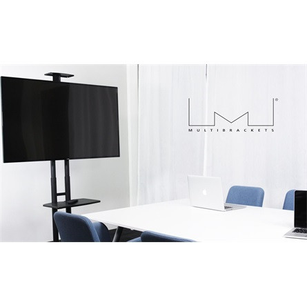 MULTIBRACKETS Gurulós padlóállvány, M Public Floorstand Basic 150 incl shelf&camera holder (32-60", max.VESA:600x400 mm)