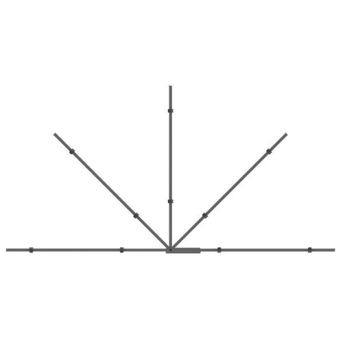 MULTIBRACKETS Fali konzol, M Universal Swing Arm 180 Degrees x Large Black (70-84", max.VESA: 800x600 mm, 125 kg)