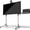 Multibrackets Floorstand White SD 55"-110" monitor TV gurulós tartó állvány fehér