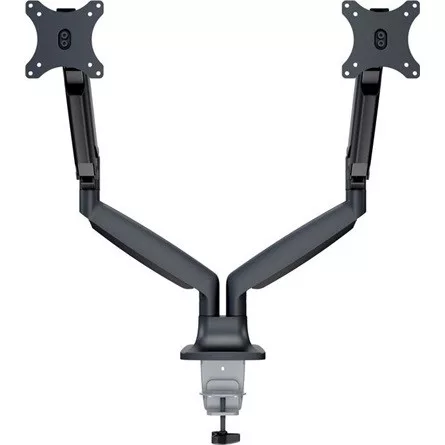 MULTIBRACKETS 2 karos asztali konzol, M Deskmount Gas Spring Dual Black (15-30", max.VESA: 100x100 mm, 9 kg)