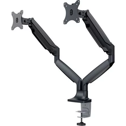 MULTIBRACKETS 2 karos asztali konzol, M Deskmount Gas Spring Dual Black (15-30", max.VESA: 100x100 mm, 9 kg)