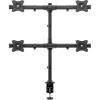 MULTIBRACKETS Asztali konzol (4 képernyős rögzítőkar), M Deskmount Basic Quad
