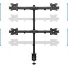 Multibrackets Deskmount Basic Quad monitor tartó asztalra fekete