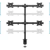 MULTIBRACKETS Asztali konzol (4 képernyős rögzítőkar), M Deskmount Basic Quad