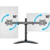 Multibrackets M Deskstand Basic Dual 15"-27" monitor tartó asztalra fekete