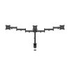 MULTIBRACKETS Asztali konzol (3 képernyős rögzítőkar), M Deskmount Basic Triple (15-27", max.VESA: 100x100 mm, 8 kg)