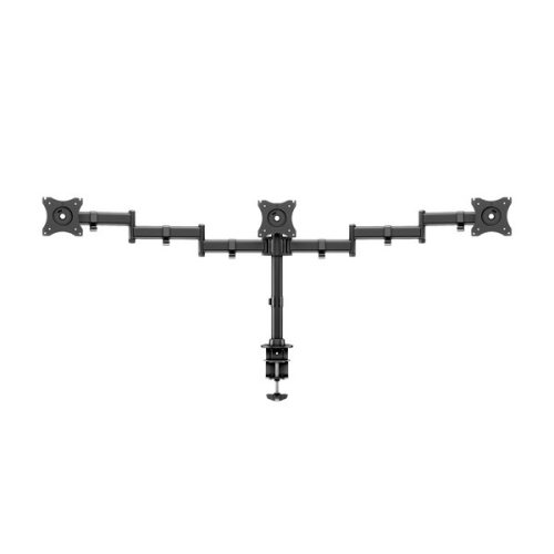 MULTIBRACKETS Asztali konzol (3 képernyős rögzítőkar), M Deskmount Basic Triple (15-27", max.VESA: 100x100 mm, 8 kg)