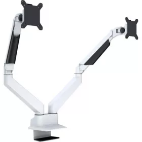   MULTIBRACKETS Gaslift asztali rögzítő kétkaros konzol, 15-32",  fehér