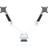 MULTIBRACKETS Gaslift asztali rögzítő kétkaros konzol, 15-32",  fehér