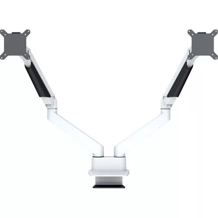 MULTIBRACKETS Gaslift asztali rögzítő kétkaros konzol, 15-32",  fehér
