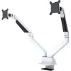 MULTIBRACKETS Gaslift asztali rögzítő kétkaros konzol, 15-32",  fehér