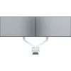 MULTIBRACKETS Gaslift asztali rögzítő kétkaros konzol, 15-32",  fehér