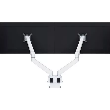 MULTIBRACKETS Gaslift asztali rögzítő kétkaros konzol, 15-32",  fehér