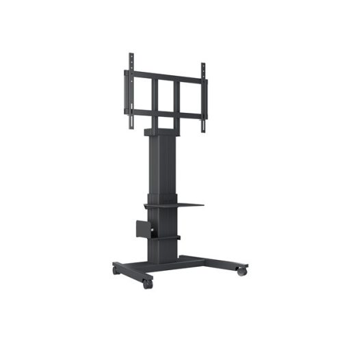 MULTIBRACKETS Gurulós motoros padlóállvány, M Motorized Public Floorstand 160kg Black SD (42-110")