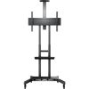 Multibrackets M Public Floorstand Basic 180 55"-80" monitor TV gurulós tartó állvány fekete