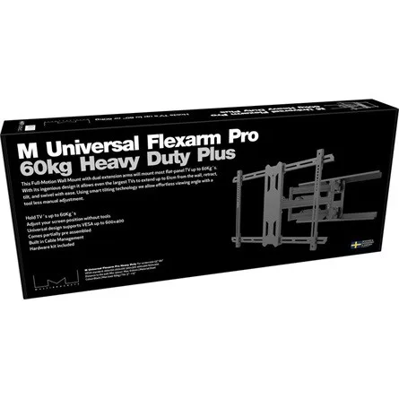 Multibrackets Pro Heavy Duty Black 55"-85" monitor TV fali tartó fekete