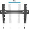 Multibrackets M VESA Wallmount Super Slim 40"-75" monitor TV fali tartó fekete