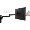 Multibrackets M VESA Deskmount Officeline Single II 15"-30" monitor tartó asztalra fekete