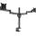 MULTIBRACKETS 2 karos asztali konzol, M VESA Deskmount Officeline Dual Black (15-30", max.VESA: 100x100 mm, 7 kg)