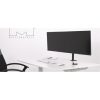 Multibrackets Deskmount Officeline Dual Black 15"-30" monitor tartó asztalra fekete