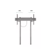 MULTIBRACKETS Gurulós padlóállvány, M Motorized Floorstand 60kg Black (37-90", max.VESA: 600x400 mm, 60 kg)