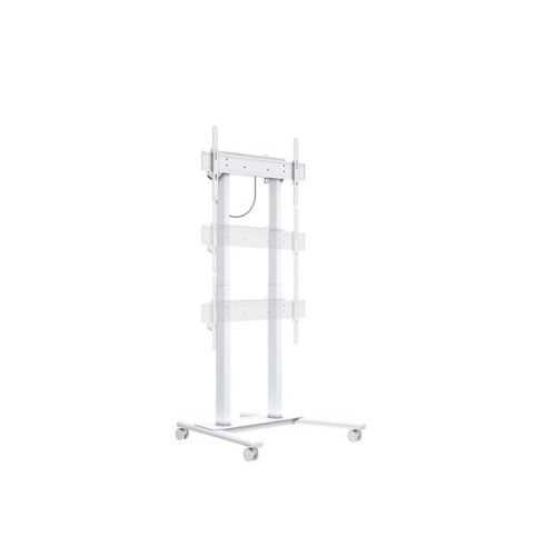 MULTIBRACKETS Gurulós motoros padlóállvány, M Motorized Floorstand 60kg White (37-90", max.VESA: 600x400 mm, 60kg)