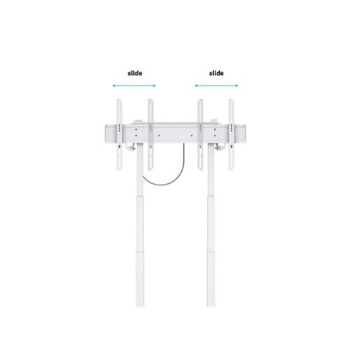 MULTIBRACKETS Gurulós motoros padlóállvány, M Motorized Floorstand 60kg White (37-90", max.VESA: 600x400 mm, 60kg)