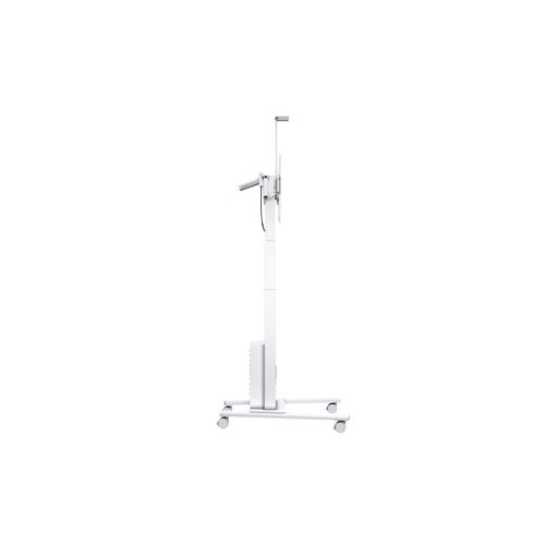 MULTIBRACKETS Gurulós motoros padlóállvány, M Motorized Floorstand incl cabinet & camerashelf 120kg White (42-100")