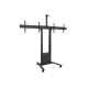 MULTIBRACKETS Gurulós motoros 2 karos padlóállvány, M Motorized Floorstand Dual Screen incl cabinet & cam-shelf 120kg