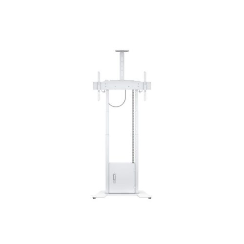 MULTIBRACKETS Motoros padlóállvány, M Motorized Floorbase Flip 2 incl cabinet 120kg White (42-100")