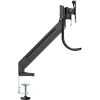 Multibrackets Deskmount Slim Basic Dual 17"-27" monitor tartó asztalra fekete