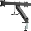 Multibrackets Deskmount Slim Basic Dual 17"-27" monitor tartó asztalra fekete